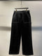 KGL / BAKER DENIM TROUSERS / BLACK