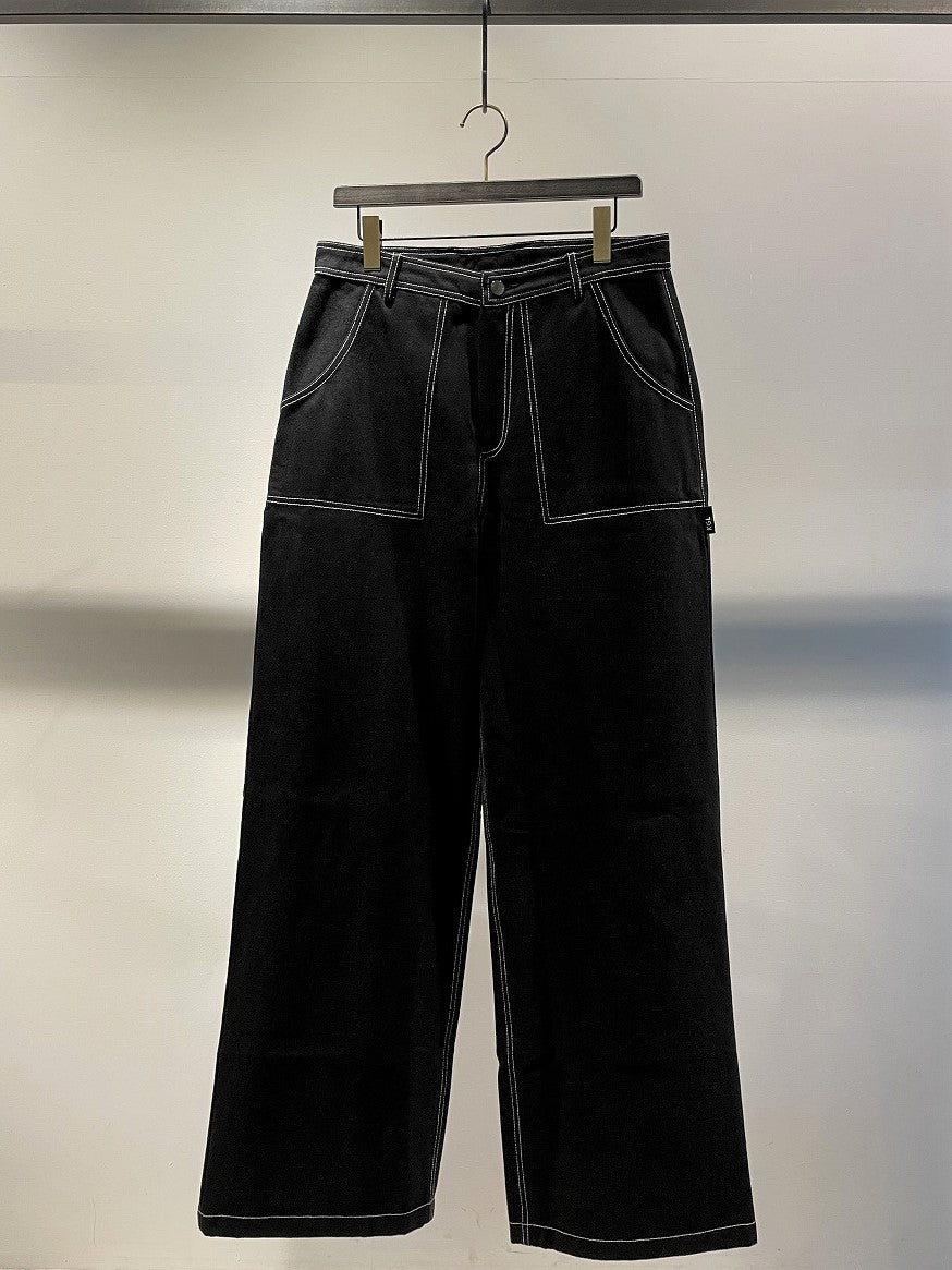 KGL / BAKER DENIM TROUSERS / BLACK