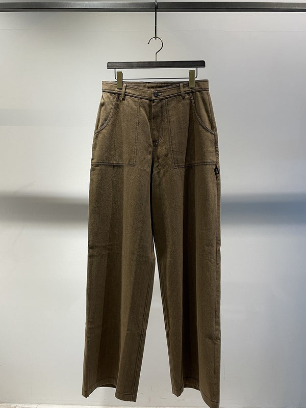 KGL / BAKER DENIM TROUSERS / BROWN