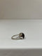 BY JEWELLER / SIGNET RING + SAPPHIRE / SILVER