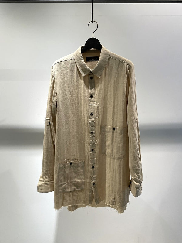 ALEKSANDR MANAMIS / MENDED CLASSIC SHIRT / OFF