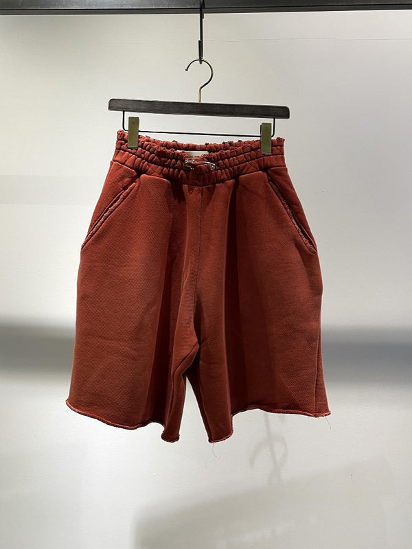 STAY HUMAN ON EARTH / SWEAT SHORTS / CHILI