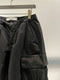 STAY HUMAN ON EARTH / CARGO SHORTS / BLACK