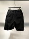 STAY HUMAN ON EARTH / CARGO SHORTS / BLACK