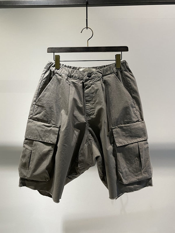 STAY HUMAN ON EARTH / CARGO SHORTS / STONE
