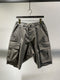 STAY HUMAN ON EARTH / CARGO SHORTS / STONE