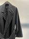 RAINMAKER / WRAP COAT / BLACK