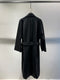 RAINMAKER / WRAP COAT / BLACK