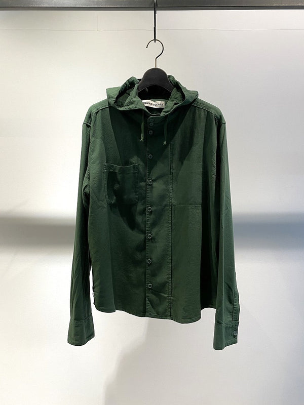 SYNGMAN CUCALA / HOODED OVER SHIRT / FIR