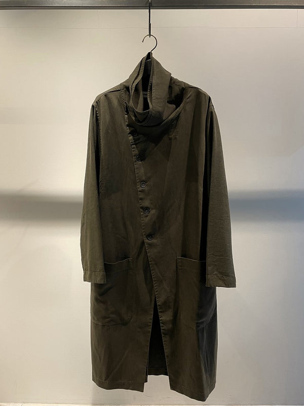 SYNGMAN CUCALA / ASYMMETRIC OVER COAT / HAZEL　