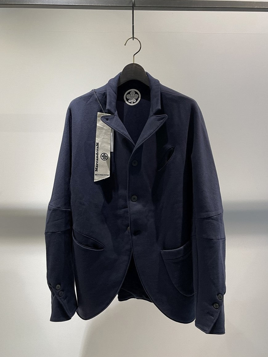 MARC POINT / 4B SWEAT JACKET / D-BLUE