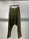 MARC POINT  / LOW CROTCH EASY PANTS / MILITARY