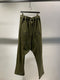 MARC POINT  / LOW CROTCH EASY PANTS / MILITARY
