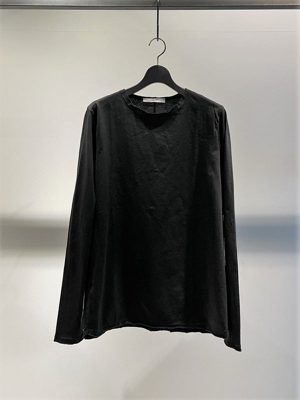 DAUB / LONG SLEEVE T-SHIRT / BLACK