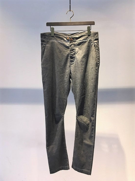 MARC POINT / SLIM TAPERED PANTS / GREY