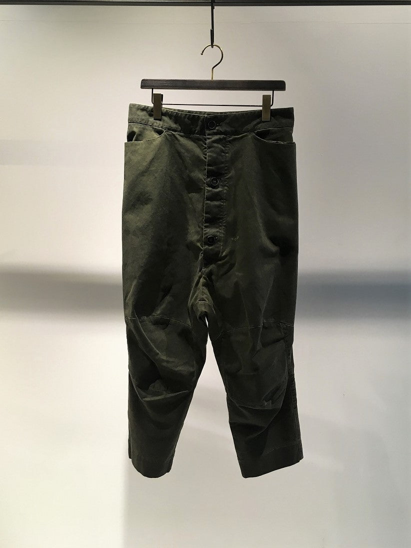 MARC POINT / HALONED LOW CROTCH PANTS / MILITARY