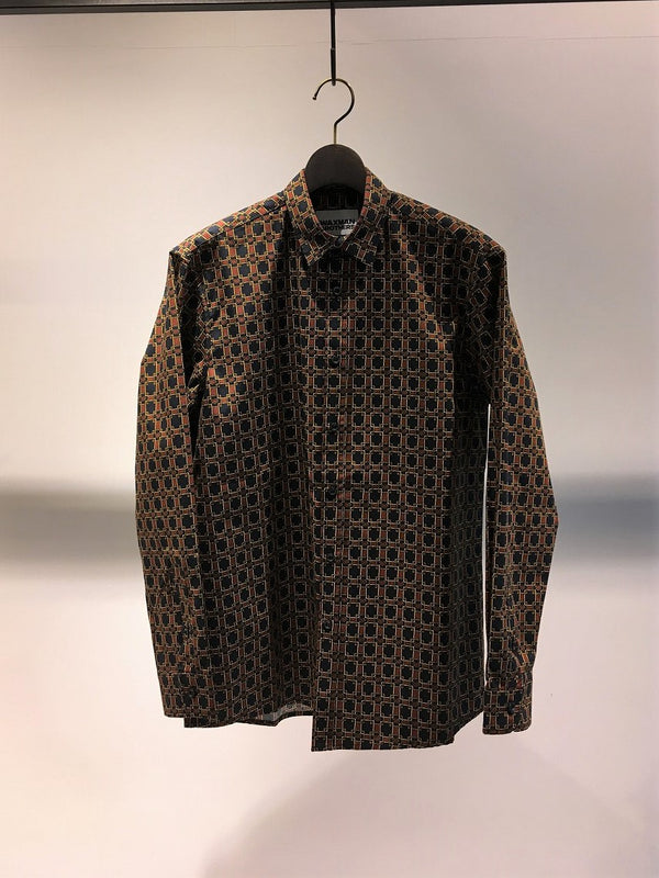 WAXMAN BROTHERS / REGULAR COLLAR SHIRT / GEOMETRIC