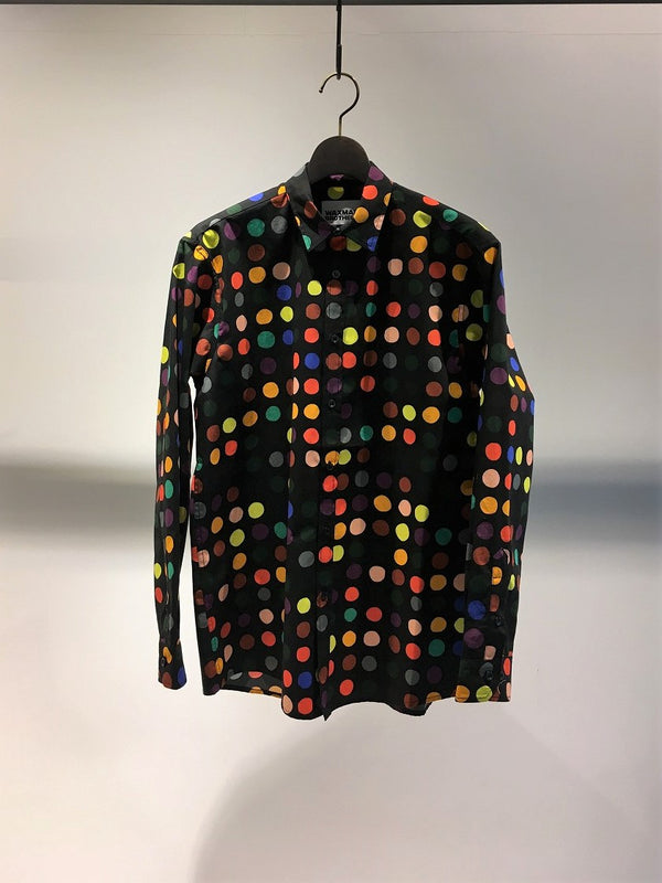 WAXMAN BROTHERS / REGULAR COLLAR SHIRT / MULTI DOTS