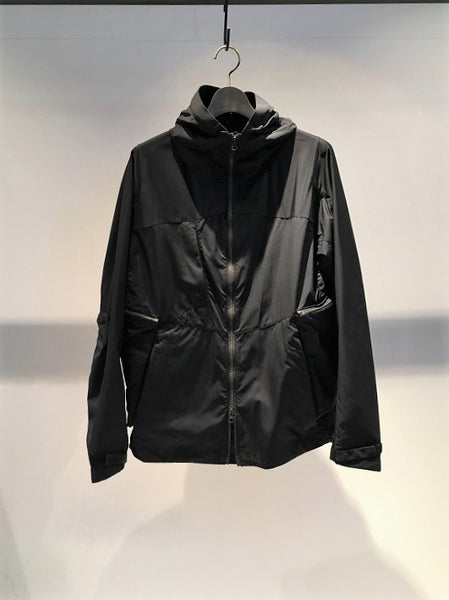 NILMANCE / PACKABLE FUNCTIONAL HOODED ZIP UP BLOUSON / BLACK 