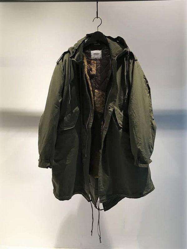 UNPACKED / PARKA COAT + VINTAGE BARBOUR LINER / MILITARY