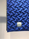 T_COAT / DOUBLE FACE QUILTED SCARF / BLUE