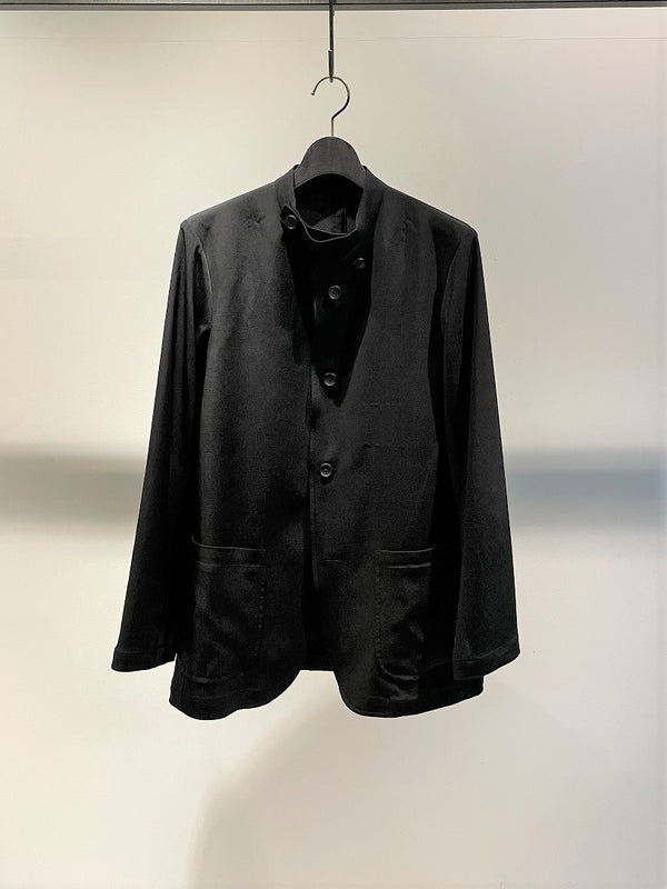 RAINMAKER / OFFICER COLLAR JACKET / BLACK