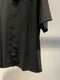 RAINMAKER / OPENCOLLAR SHORT SLEEVE SHIRT / BLACK