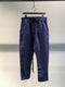 MARC POINT / LOW CROTCH EASY PANTS / DYED BLUE