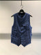 MARC POINT / DYEING VEST / DYED BLUE