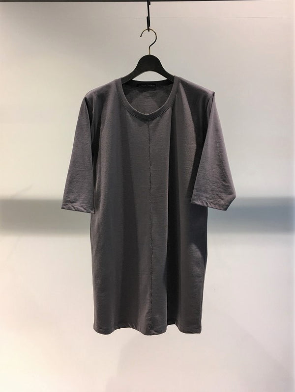 LA HAINE INSIDE US / CENTER SEAM HALF SLEEVE TEE / CHARCOAL