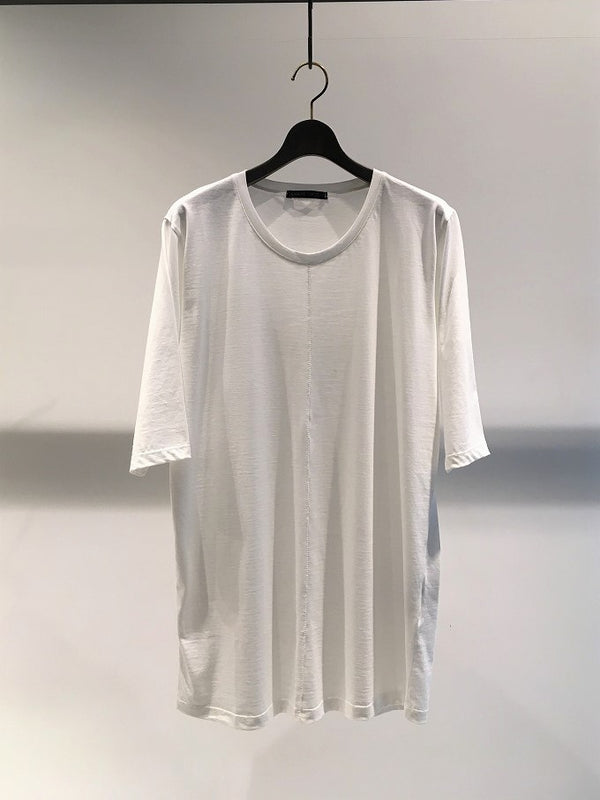 LA HAINE INSIDE US / CENTER SEAM HALF SLEEVE TEE / WHITE