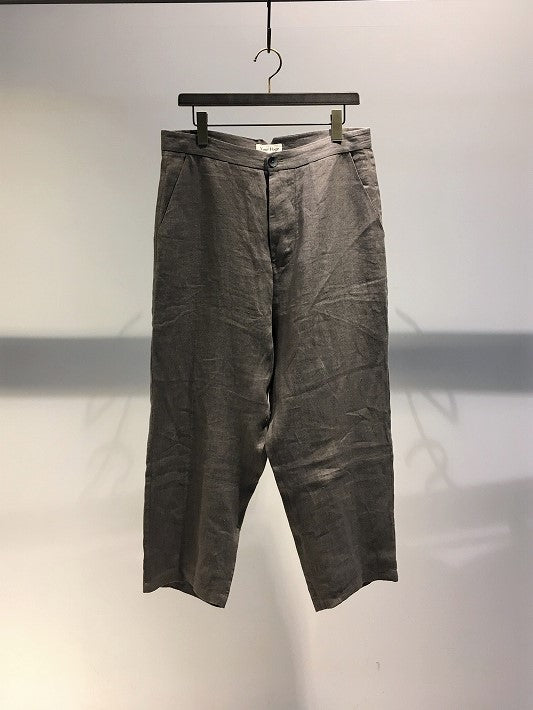 NOURHAGE / BENTAL02 WIDE TAPERED TROUSERS / GREY