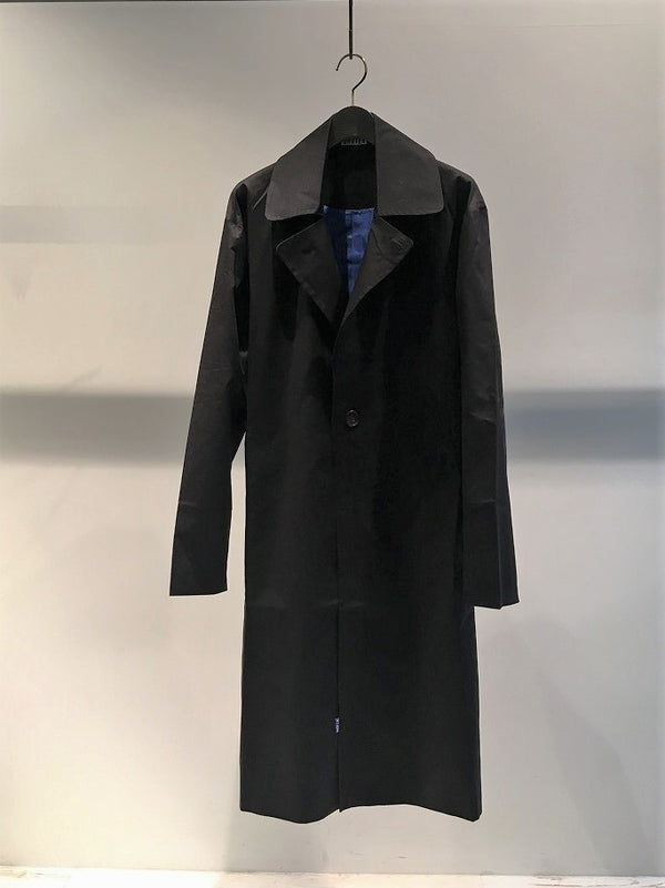 BIRO-SHOTEN / COLOR BLOC COAT / BLACK-NAVY