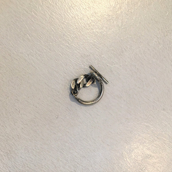 JULIA ZIMMERMANN / TOGGLE RING / SILVER /SILVER