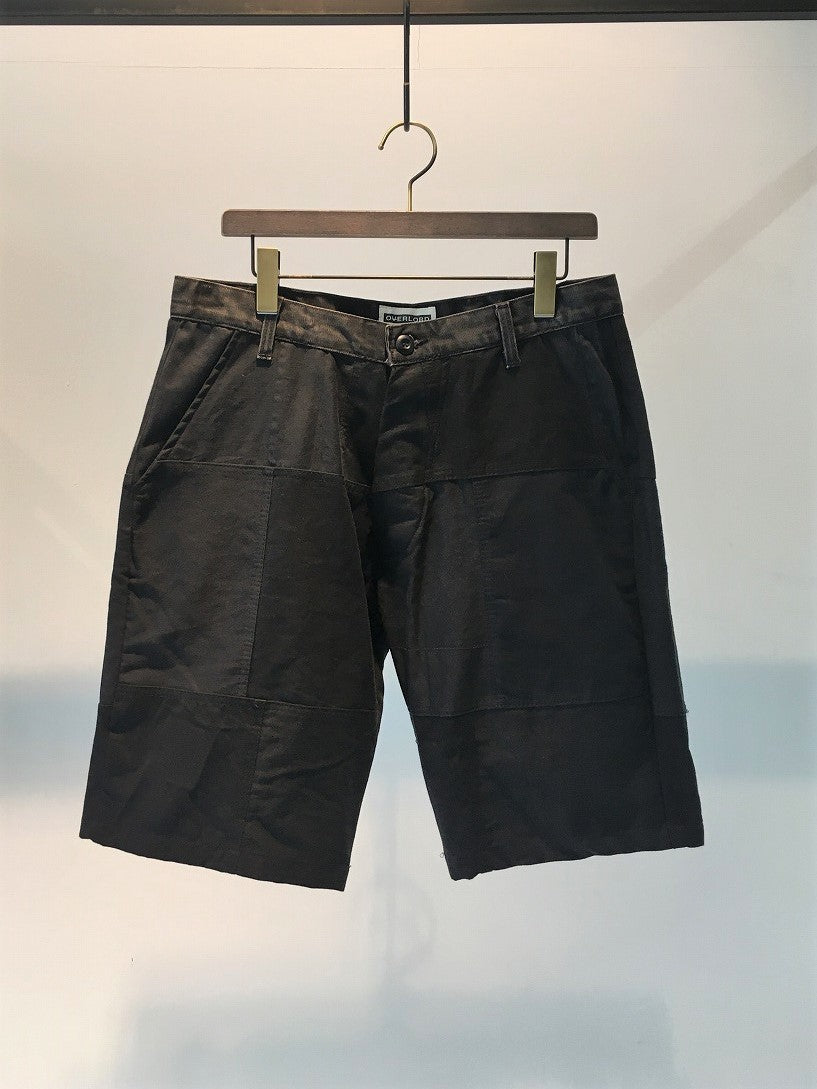 OVERLORD / PATCHWORK WORK SHORTS / BLACK