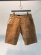 OVERLORD / PATCHWORK WORK SHORTS / CAMEL